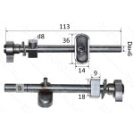 Шток лобзика Зенит ЗПЛ-1050 М D9 L113