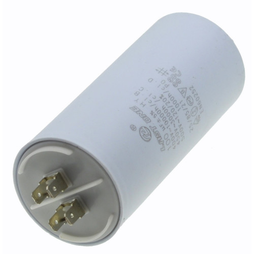 Конденсатор Last One 100мкф клеммы + винт HY2 CBB-60M (D54 / H124 мм)
