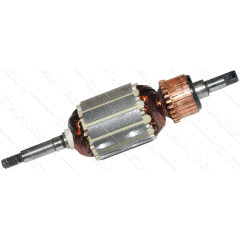 Якорь триммера электрический POWERTEC РТ 2857 (140*35 посадка 7мм резьба 6мм) 2