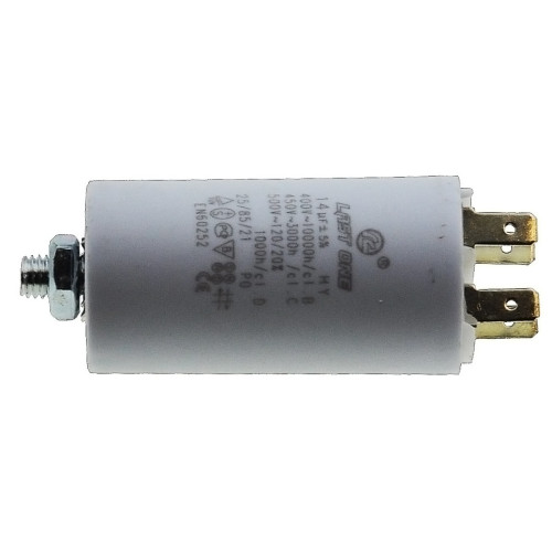 Конденсатор Last One 14мкф клеми + гвинт HY2 CBB-60M (D35 / H65 мм)