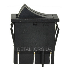 Тумблер двойной 2 положения 6 контактов 25*31 mm 16A 2