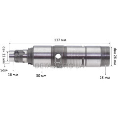 Ствол 16170006BU перфоратора Bosch 2-28 под съемный патрон голый d30 L137