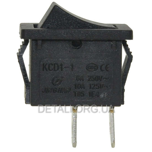 Тумблер малый 2 положения 2 контакта 15*21mm