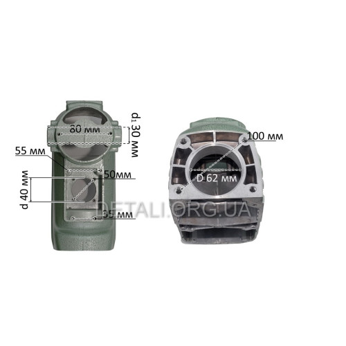 Корпус механики отбойного молотка 65A20