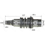 Ствол перфоратора Bosch 2-28 под съемный патрон в сборе d30 L137