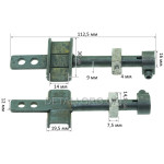 Шток лобзика 2№M D9 L112,5 чарка36*14 мм