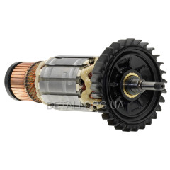 Якорь болгарка Makita 9050 оригинал (201*49,5 посадка 7мм резьба) 518747-7 2
