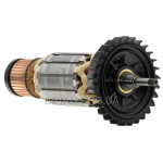 Якорь болгарка Makita 9050 оригинал (201*49,5 посадка 7мм резьба) 518747-7