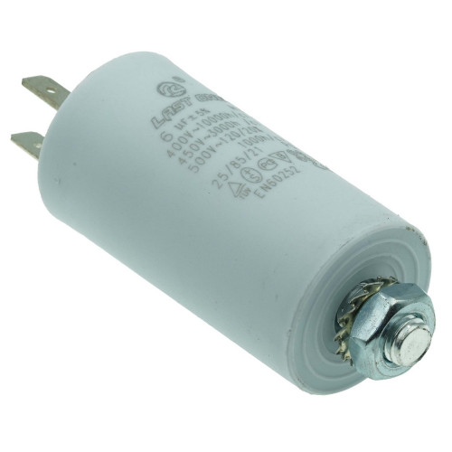 Конденсатор Last One 6мкф клеммы + винт HY2 CBB-60M (D30 / H57 мм)