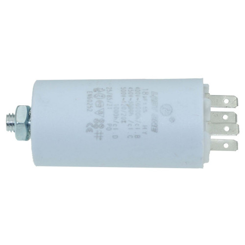 Конденсатор Last One 18мкф клеми + гвинт HY2 CBB-60M (D35 / H65 мм)