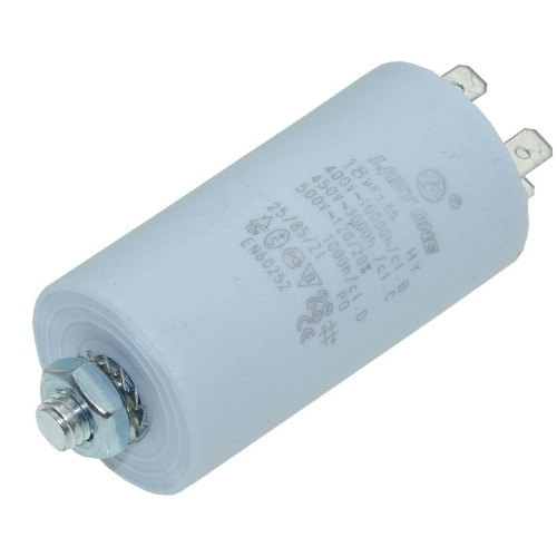 Конденсатор Last One 18мкф клеми + гвинт HY2 CBB-60M (D35 / H65 мм)