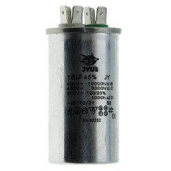 Конденсатор JYUL CBB-65 16мкф - 450 VAC алюминий (40*76 mm)