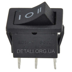 Тумблер 3 положення 3 контакти 15*21 mm 6A 2