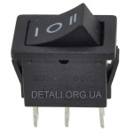 Тумблер 3 положення 3 контакти 15*21 mm 6A