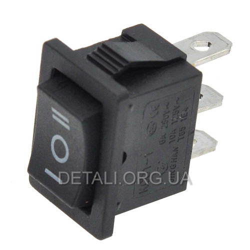 Тумблер 3 положення 3 контакти 15*21 mm 6A