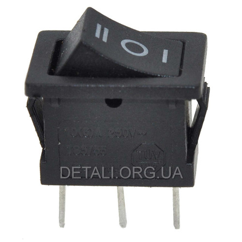 Тумблер 3 положения 3 контакта 15*21 mm 6A