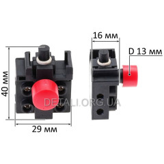 Кнопка полірування Зеніт ЗПМ 180/1800, Forte P 14-180 VD