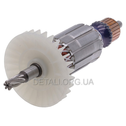 Якорь перфоратора Makita HR 2470 (1 класс) 6-з право/L165/D35 аналог 515289-2