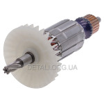 Якорь перфоратора Makita HR 2470 (1 класс) 6-з право/L165/D35 аналог 515289-2