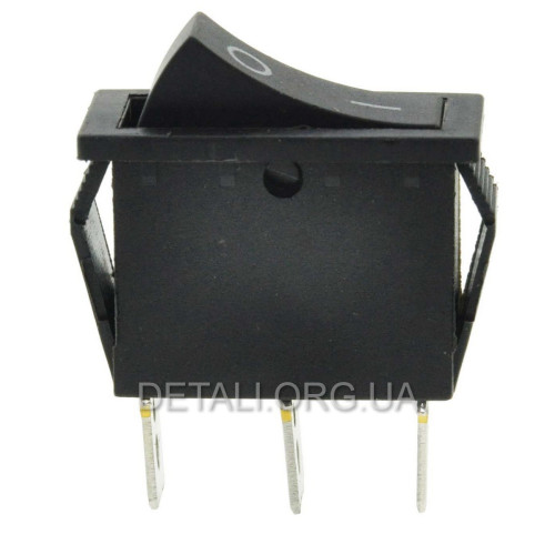 Тумблер 2 положення 3 контакти 14*30 mm 16A