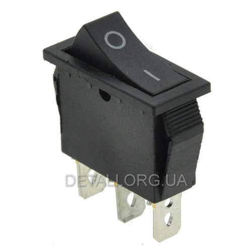 Тумблер 2 положення 3 контакти 14*30 mm 16A