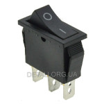 Тумблер 2 положення 3 контакти 14*30 mm 16A