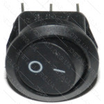 Тумблер круглый 2 положения 3 контакта d 23 mm 6A