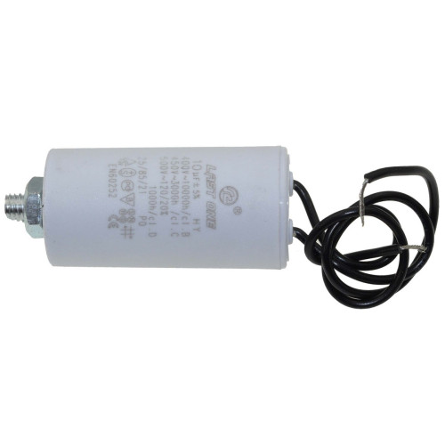 Конденсатор Last One 10мкф дроти + гвинт HY10 CBB - 60L(30*57мм)