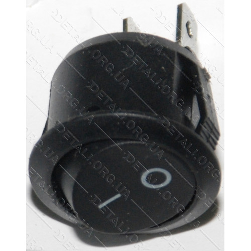 тумблер круглий 2 положення 2 контакти d 24 mm 6A