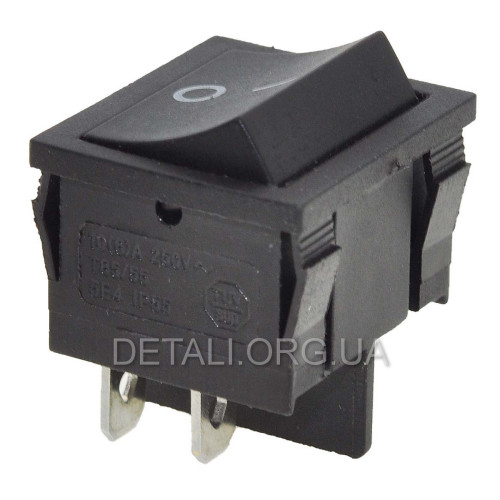 Тумблер 2 положения 4 контакта 21*24 mm 6A