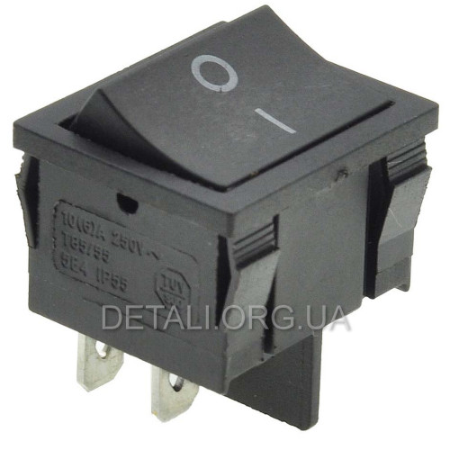Тумблер 2 положения 4 контакта 21*24 mm 6A