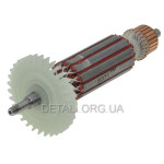 Якорь болгарки Makita GA4030, GA5030 (160*29,5 резьба 6мм) 1 класс аналог 517649-4