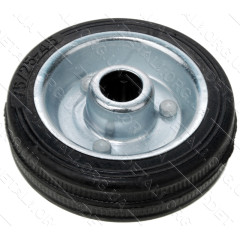 Колесо для тачок і платформ(лита гума) (75mm, маточина 40mm, під вісь 12mm) ELIT