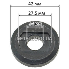 Зажимной фланец d14 болгарки Makita d115-230 мм аналог 224415-9