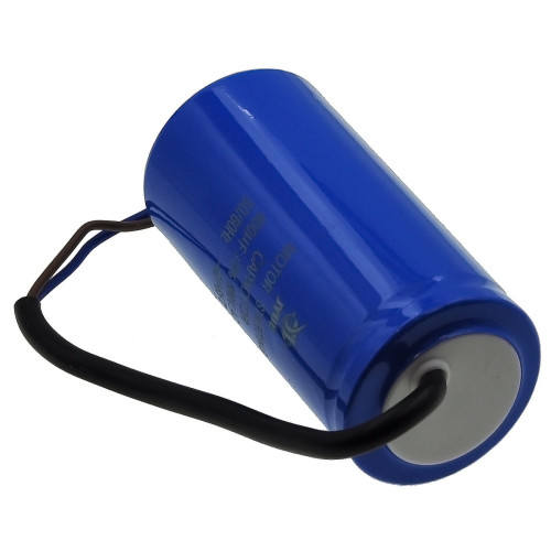 Конденсатор JYUL CD-60 400мкф пусковой - 300 VAC провода (50*104 mm)
