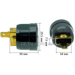 Щеткодержатель 7х18 болгарка (УШМ) Makita GA9020 (2шт)
