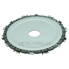 Диск по дереву для болгарки с цепью d125 2