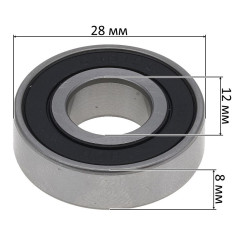 Подшипник Black & Decker/DeWalt НСН 6001RS (8*12*28) оригинал 605040-24 2