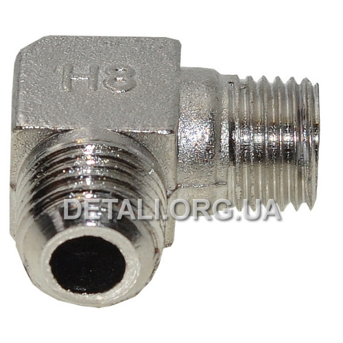 Кут компресора 1/4" - M14*1,5 хром