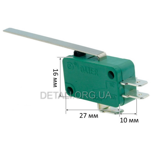 Мікроперемикач KW1-103-4 16 (4) A 250VAC Daier