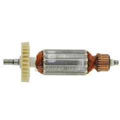 Якорь болгарки Forte EG 10-125 (158*35,5 шпонка 8 мм) 2