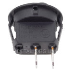 тумблер круглий 2 положення 2 контакти d 23 mm 6A