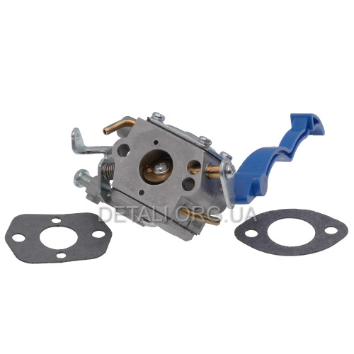 Карбюратор + 2 (шт) прокладки повітродувки Husqvarna 125BVX оригінал 5904601-02.