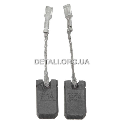 Щітки Bosch E-64 1 клас відстріл 6х10х16,5 провід клема аналог 1607000V53