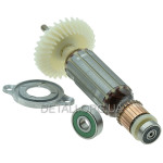 Якір (Ротор) болгарки в зборі Metabo W 650-125 оригінал 310013000