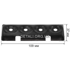 Пластина барабана затискна 2шт. електрорубанок Makita 1911b аналог 344442-1 2