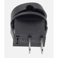 Тумблер круглий 2 положення 2 контакти D 22 mm 6A. 2