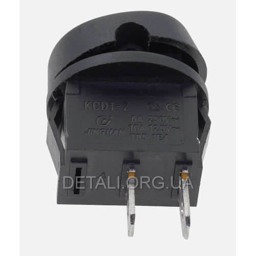Тумблер круглый 2 положения 2 контакта D 22 mm 6A