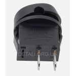 Тумблер круглый 2 положения 2 контакта D 22 mm 6A