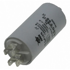 Конденсатор JYUL CBB-60M 12.5мкф-450 VAC болт + клеми (35*66 mm) 2